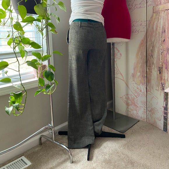 Mango MNG black and tan tweed pants 2 - Picture 3 of 9